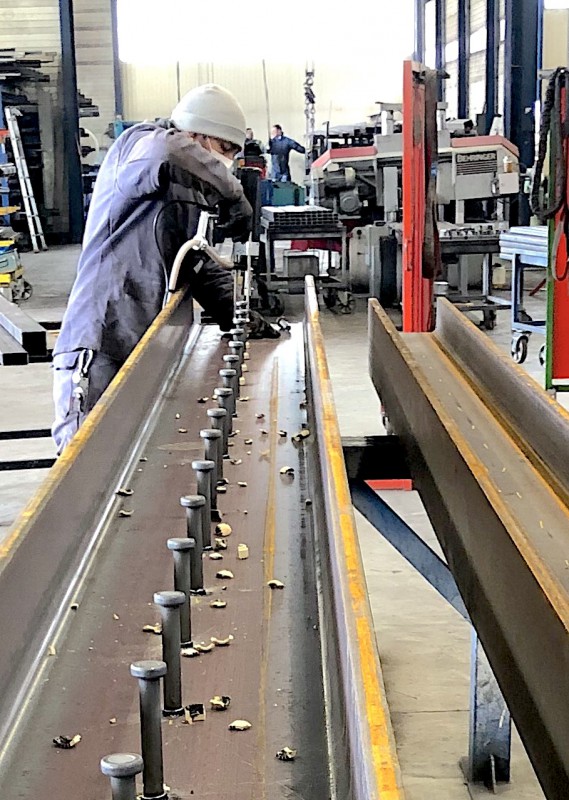 Utilisation du générateur HERA pour la pose de connecteur à souder ancrages béton
